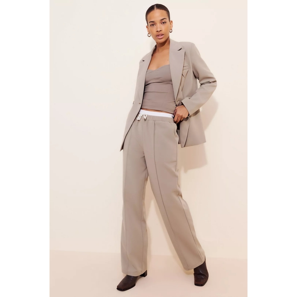 NWT 4th & Reckless Bianca Straight Leg Trousers